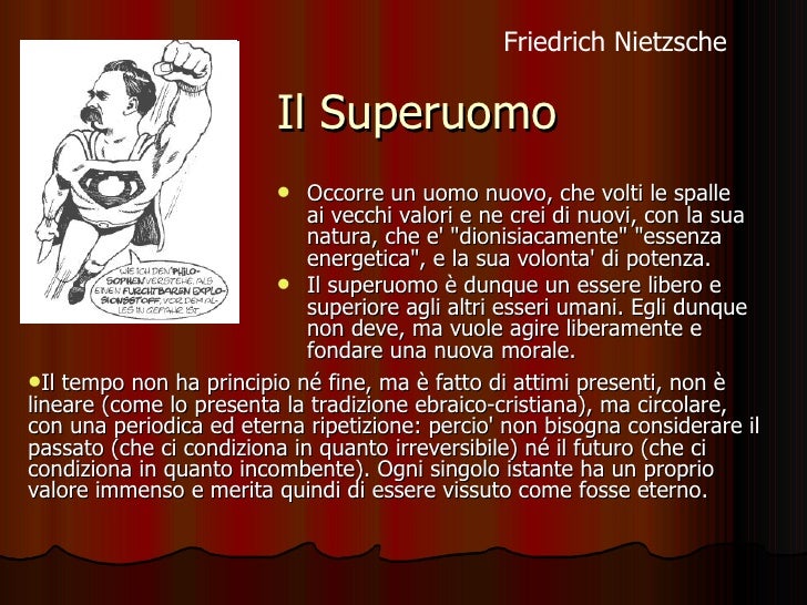 Il superuomo di nietzsche pdf
