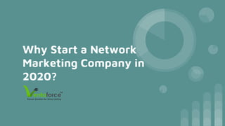 Why Start a Network
Marketing Company in
2020?
 