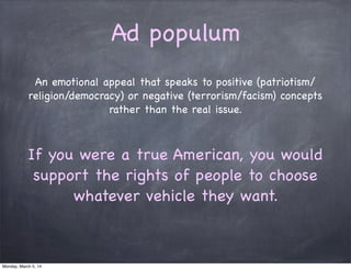 Valid & Fallacious Reasoning | PDF