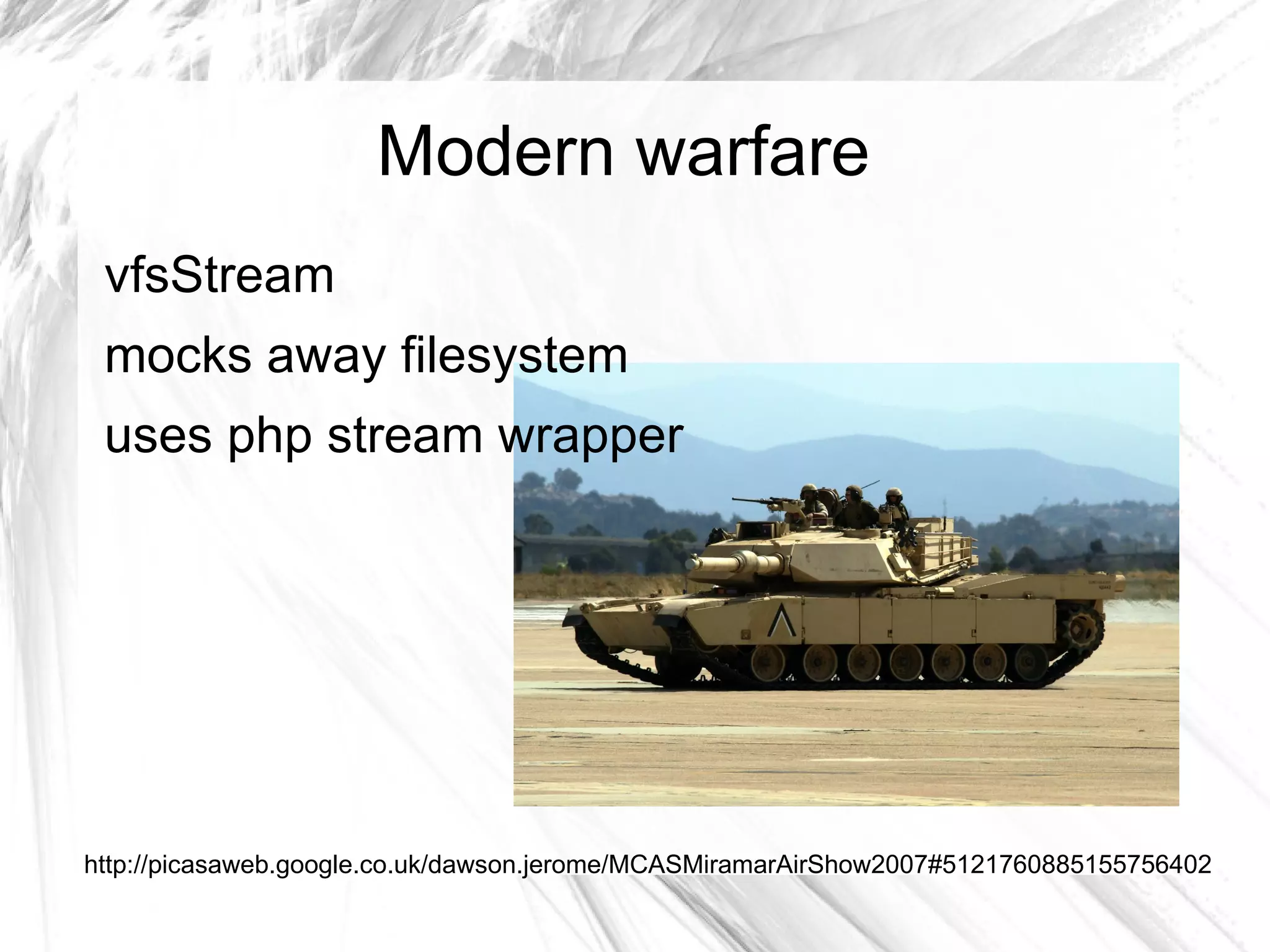 guerrillas setUp and tearDown 