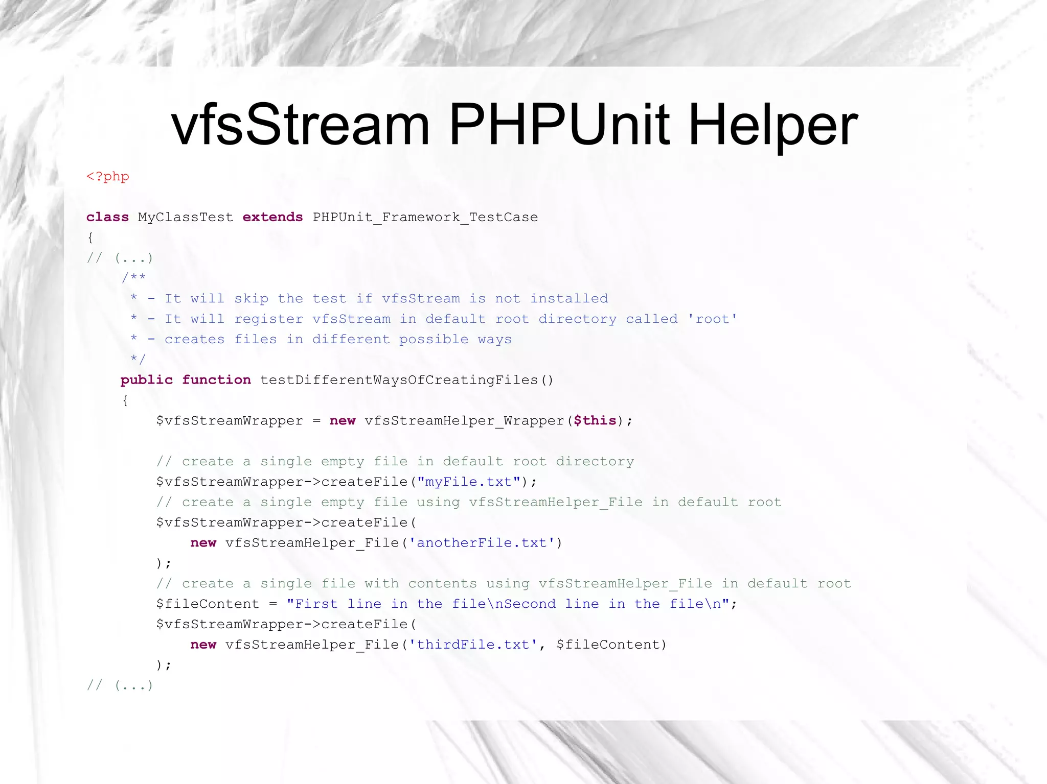 vfsStream:: OWNER_USER_1 // 1 