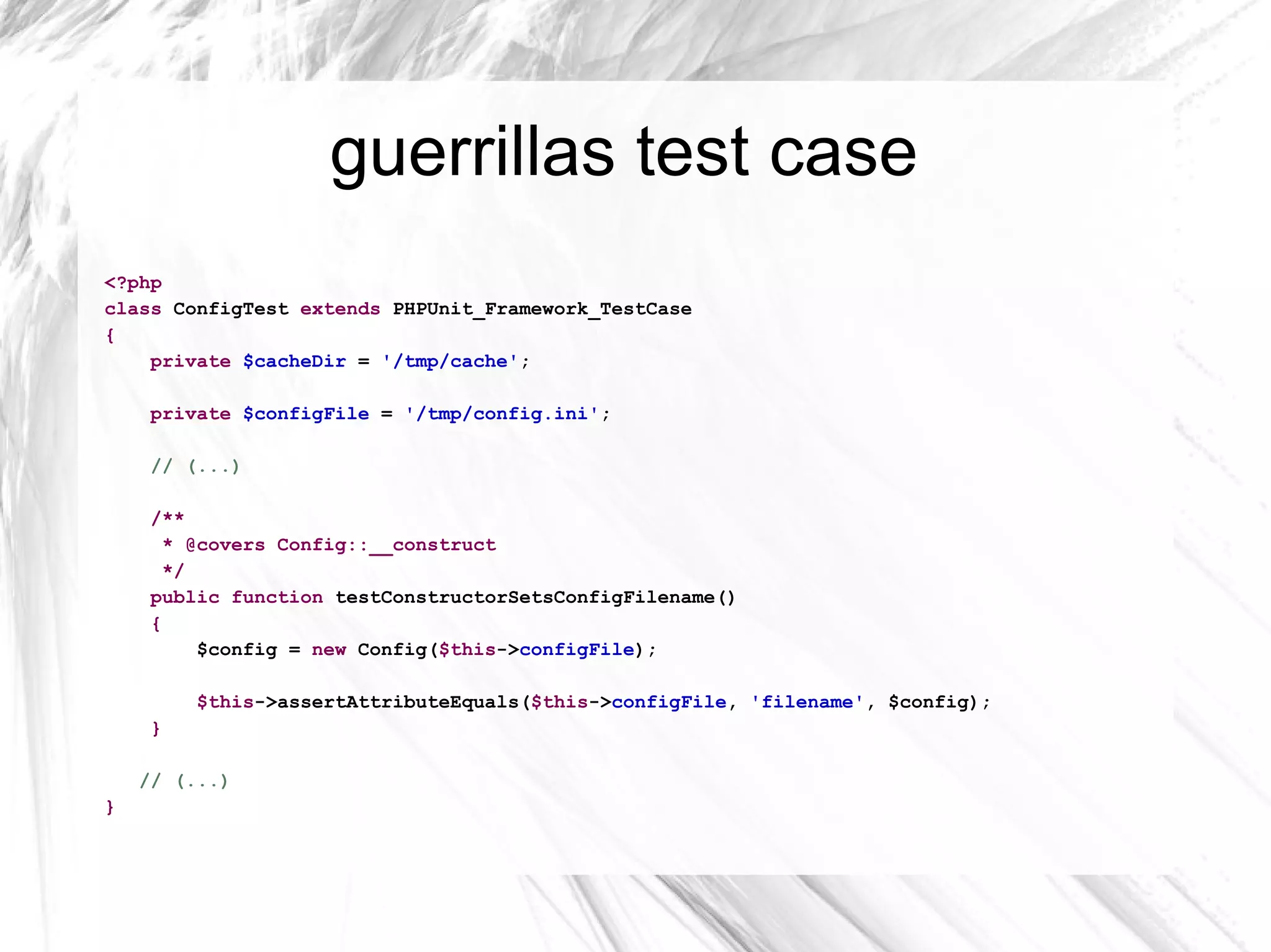 Filesystem Easy to set up 