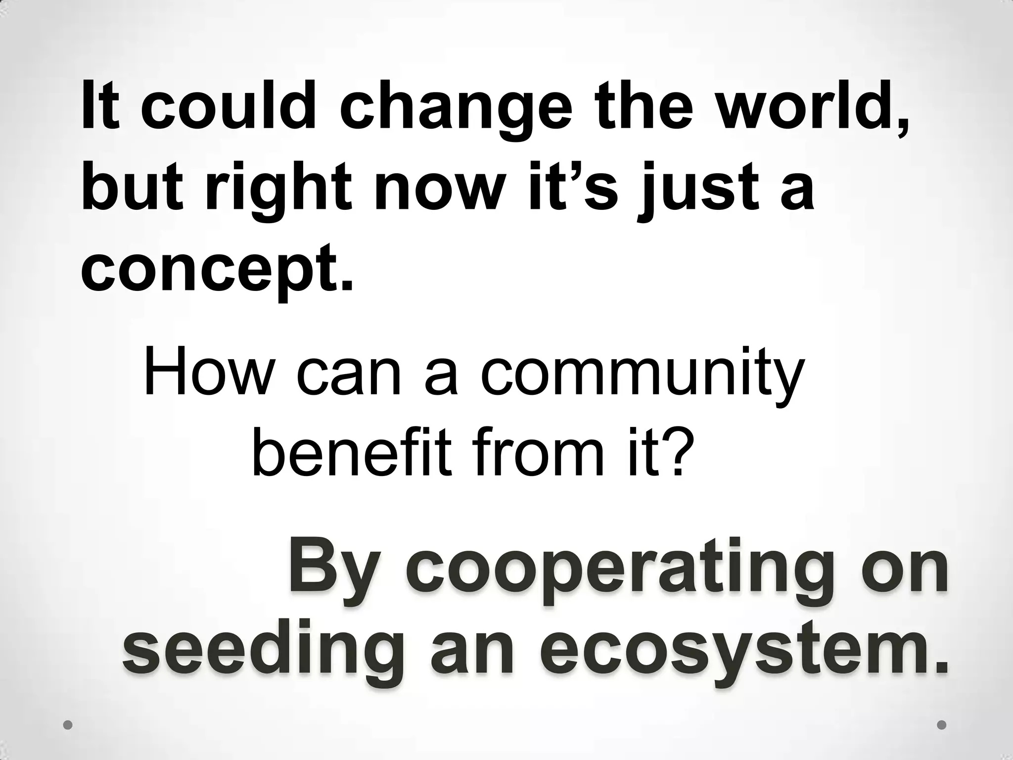 The Vertical Farm conceptAn urban food center with:A new economic model for food production and distribution