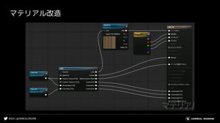 #UE4 | @UNREALENGINE
マテリアル改造
 