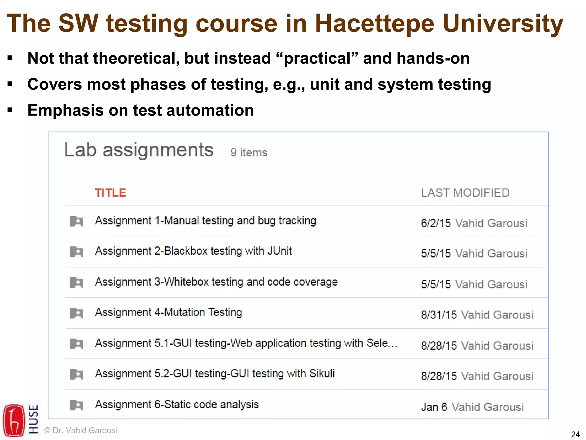 Career paths, training and learning resources in software test ...