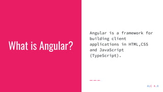 Introduction to angular | PPT