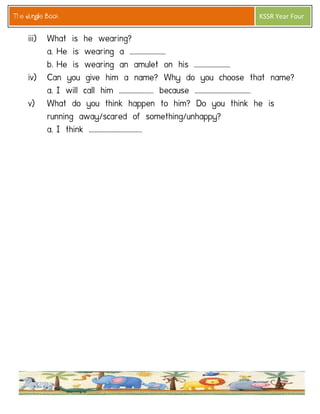 The Jungle Book 
KSSR Year Four 
 