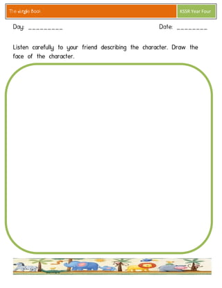 The Jungle Book 
KSSR Year Four  