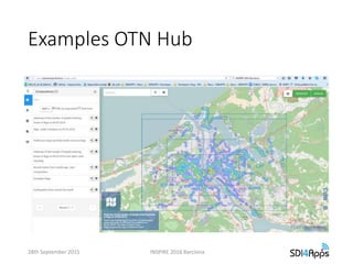 Examples OTN Hub
28th September 2015 INSPIRE 2016 Barclona
 