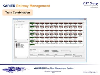 KARIER  Railway Management Train Combination 
