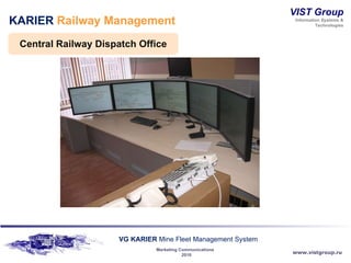 KARIER  Railway Management Central Railway Dispatch Office 