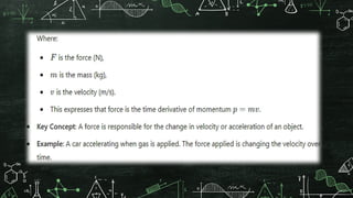 Forces and Interactions, Newton's First Law of motion: Inertial ...