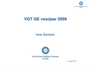 VGT GE voorjaar 2009 Inne Somers 