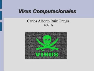 Virus Computacionales Carlos Alberto Ruiz Ortega  402 A 