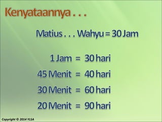 CopyrightCopyright ©© 2014 YLSA2014 YLSA
 