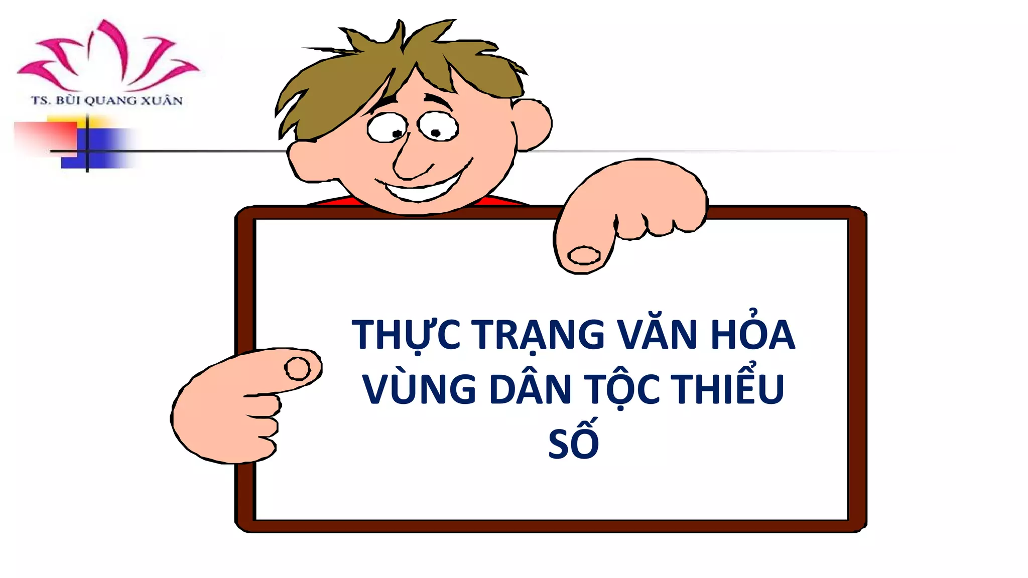 THỰC TRẠNG VĂN HỎA
VÙNG DÂN TỘC THIỂU
SỐ
 