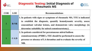 VHD-Guidelines-Slides for cardiology fellows | PPTX