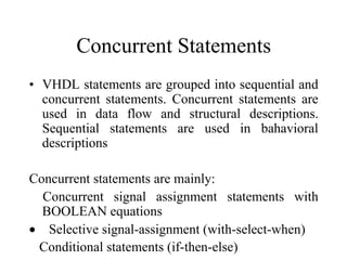 Introduction to VHDL | PDF