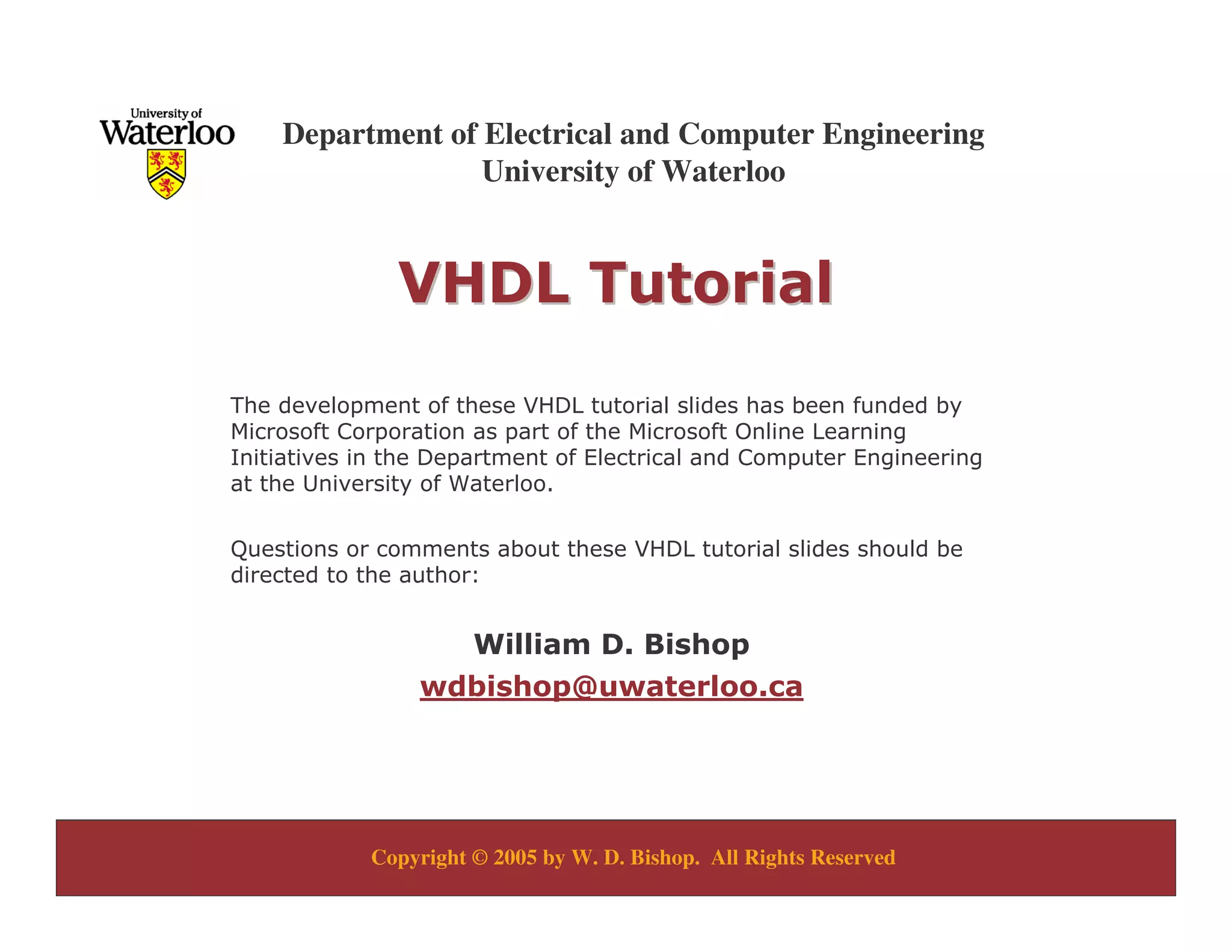 Vhdl ppt | PPT