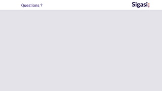 Questions ?
 