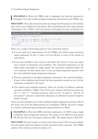 Vhdl Conditional Operators VHDL book | PDF