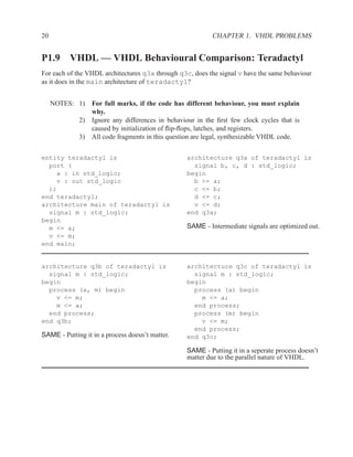 VHDL Reference