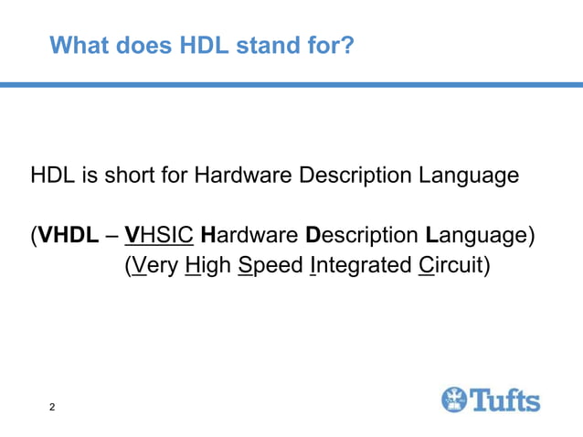 vhdlTutorial VHDL notes, introductions and Basic concepts | PPT