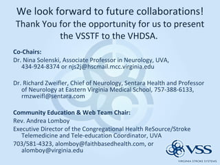 Solenski Vhdsa Vsstf Presentation Lomboy Ppt 3 2011 | PPT