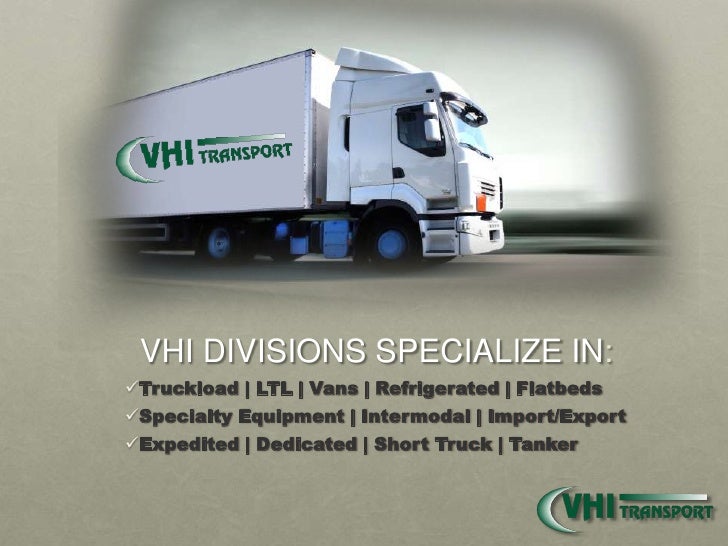 Vhi Transport Company Profile