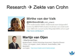 Research  Ziekte van Crohn

 