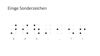 Einige Sonderzeichen
 