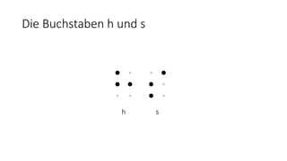 Die Buchstaben h und s
 