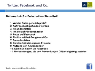 Wenn inaktiv, das eigene Profil wieder löschenTwitter, Facebook und Co.Ideen sind etwas wert!Links auf Websites