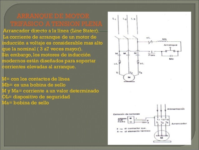 arranque y prueba de motores eléctricos