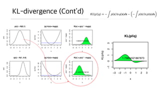 KL-divergence (Contd)
 
