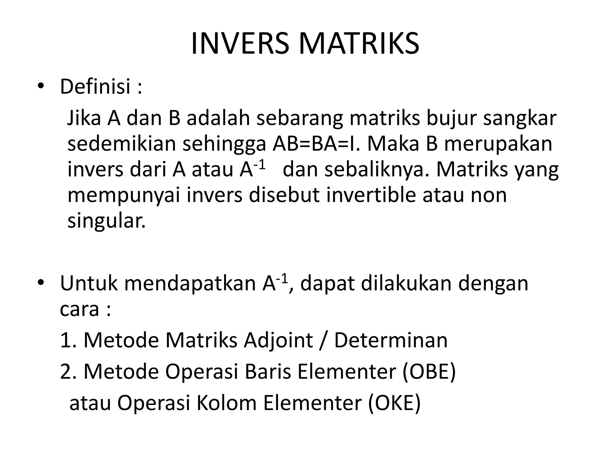 VI. Matriks Invers.ppt