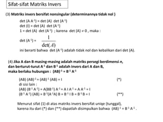 VI. Matriks Invers.ppt