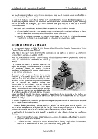 VI. La industria textil y su control de calidad | PDF