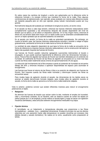 VI. La industria textil y su control de calidad | PDF