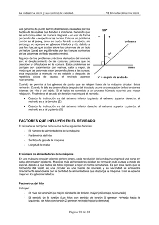 VI. La industria textil y su control de calidad | PDF