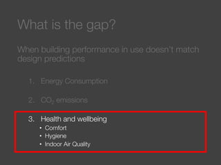 Mind the Gap - What can Passive House Design teach us about closing the ...