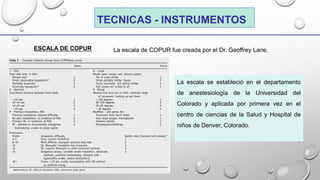 ESCALA DE COPUR VIA AEREA DIFICIL PEDIATRICA | PDF