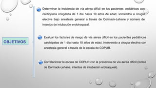 ESCALA DE COPUR VIA AEREA DIFICIL PEDIATRICA | PDF