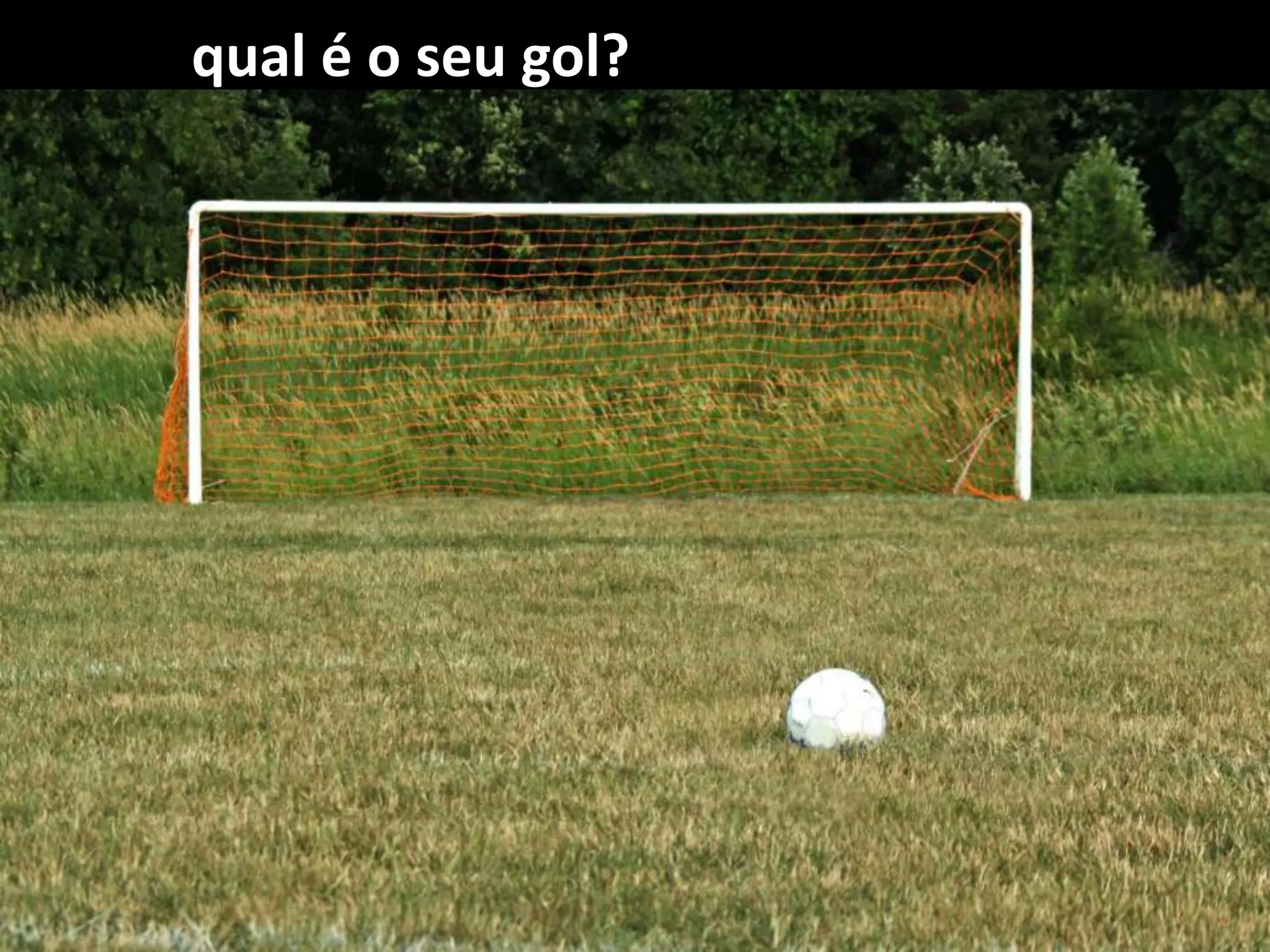 qual é o seu gol?