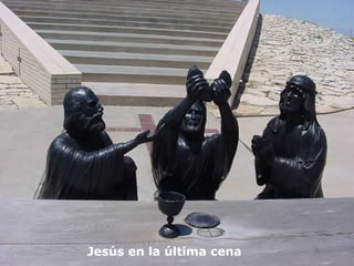 Jesús en la última cena 