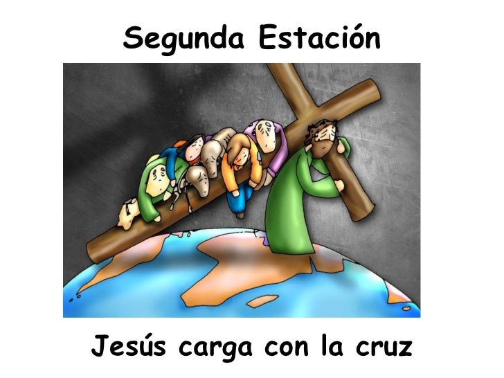 Segunda Estación <ul><li>Jesús carga con la cruz </li></ul>