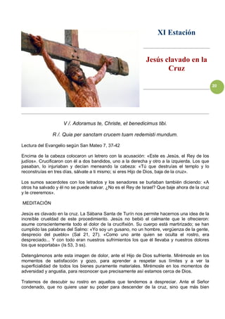 Via Crucis Ratzinger