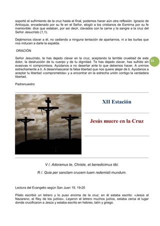 Via Crucis Ratzinger