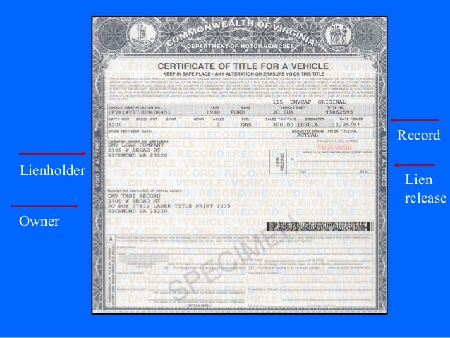 not actual mileage title