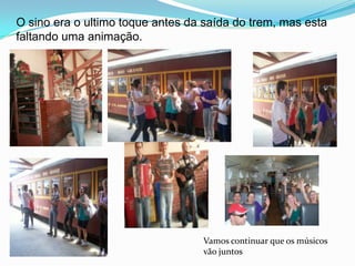 Uma passagem obrigatória pelo museu da estação nos revela algumas particularidades desta história.– carro de deslocamento; – equipamento de topografia; – e finalmente o Telegrafo;  